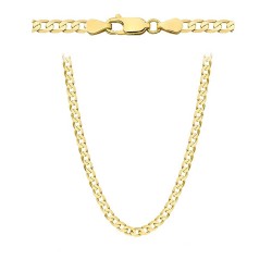 Łańcuszek złoty splot pancerka 50 cm 4,47g (N53250 Y) - zdjęcie: 2