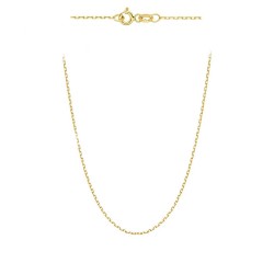 Łańcuszek złoty splot ankier 45 cm - zdjęcie: 2