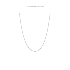 Łańcuszek białe złoto splot singapur 42 cm (N103 W)