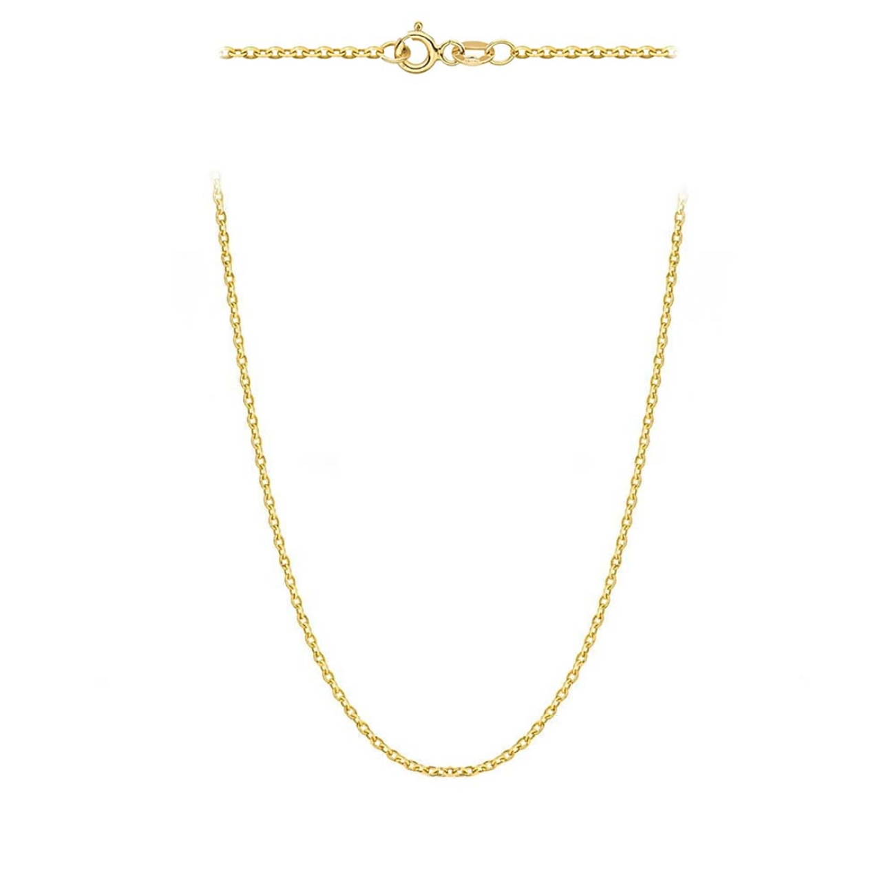 Łańcuszek złoty splot rolo 50cm