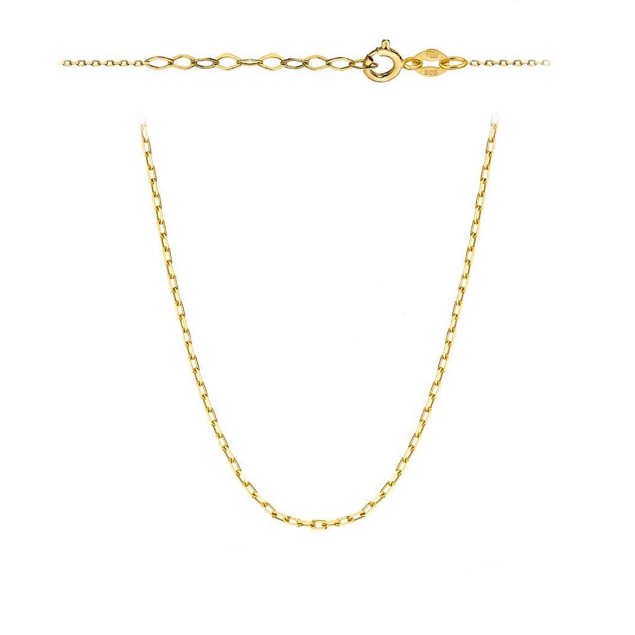 Łańcuszek złoty - ankier 45cm (N546 Y)