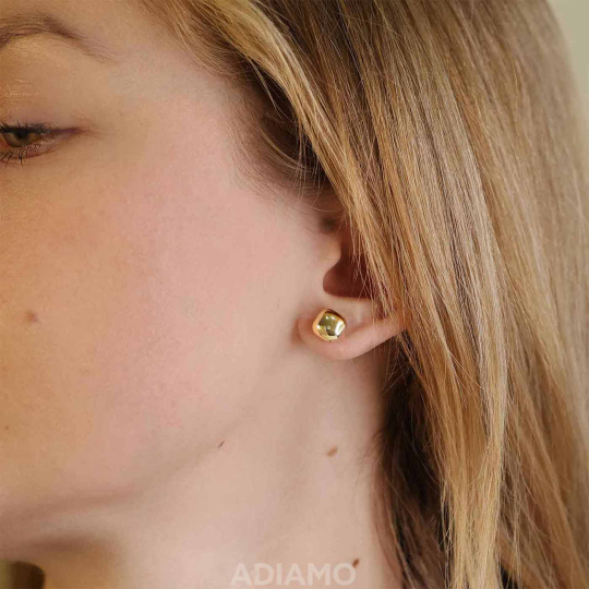 Kolczyki złote kwadraciki