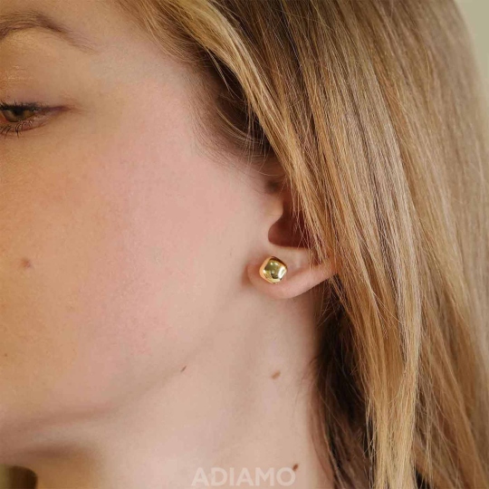 Kolczyki złote kwadraciki