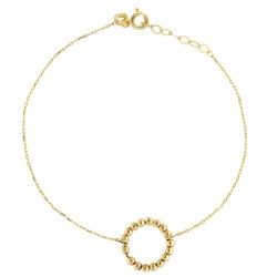 Bransoletka złota kółeczko - zdjęcie: 2