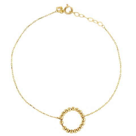 Bransoletka złota kółeczko