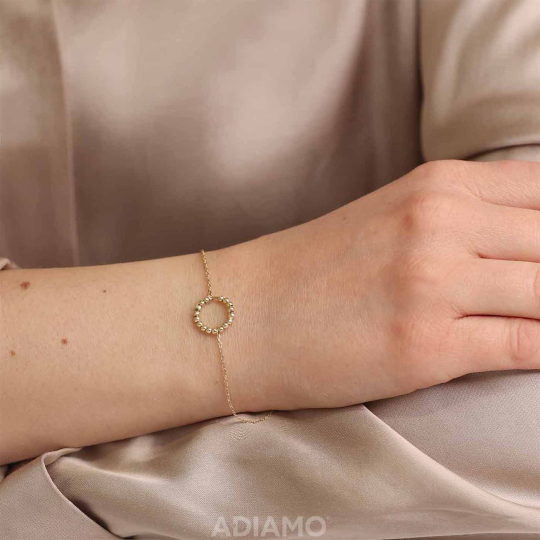 Bransoletka złota kółeczko