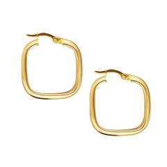 Kolczyki złote kwadraty (EKO1231 Y A)