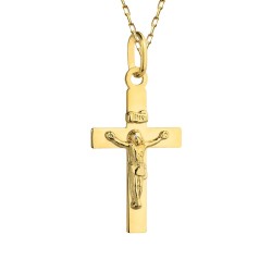 Zawieszka złota krzyżyk (P11031 Y) - zdjęcie: 2
