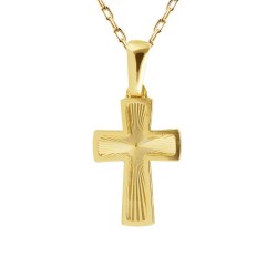 Zawieszka złota krzyżyk (P11033 Y) - zdjęcie: 2
