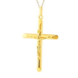 Zawieszka złota krzyżyk (P11029 Y) - zdjęcie: 2