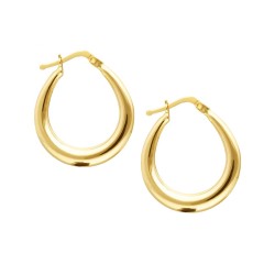 Kolczyki złote koła - zdjęcie: 2