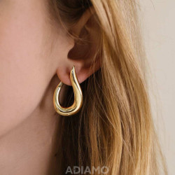 Kolczyki złote łezki (E00020 Y AA) - zdjęcie: 3