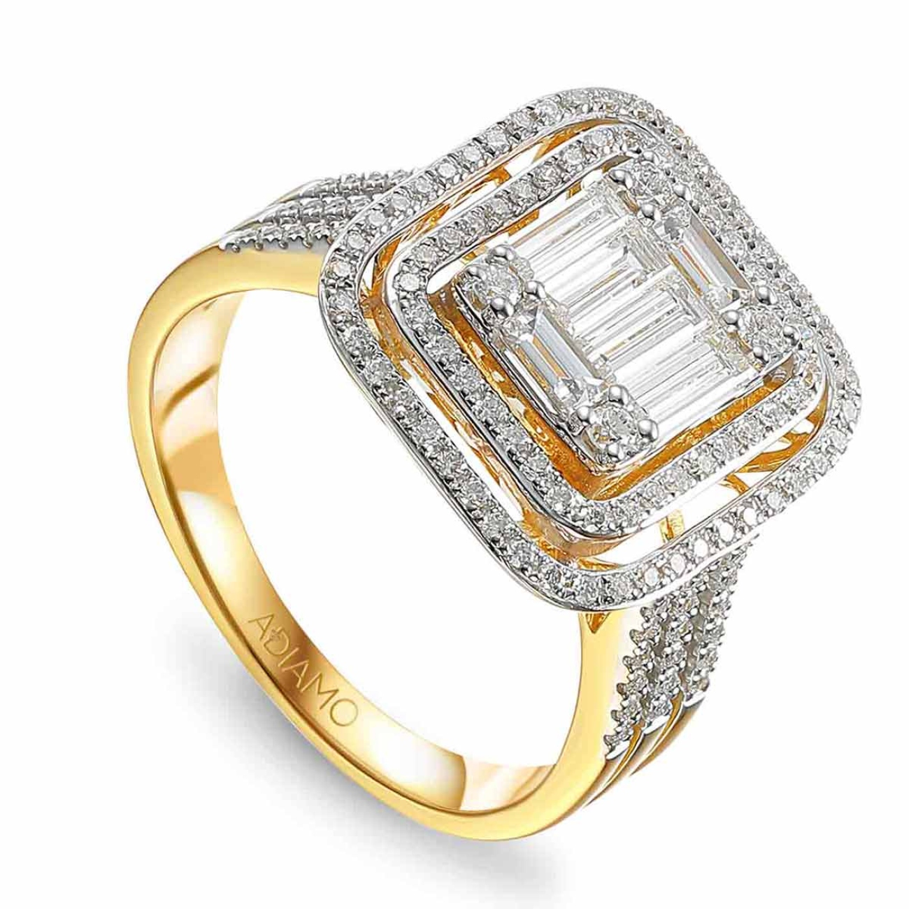 Pierścionek z diamentami (R81582 Y): 15