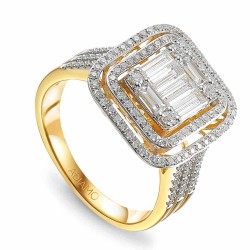 Pierścionek z diamentami (R81582 Y): 15 - zdjęcie: 2