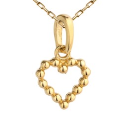 Zawieszka złota serce - zdjęcie: 2