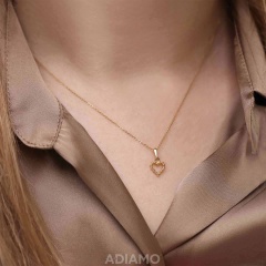 Zawieszka złota serce