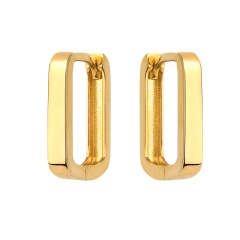 Kolczyki ze złota kwadratowe