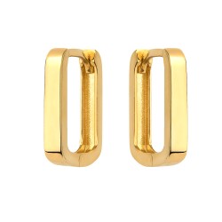 Kolczyki ze złota kwadratowe - zdjęcie: 2