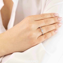 Pierścionek z diamentami (R58825 W 0,40ct)