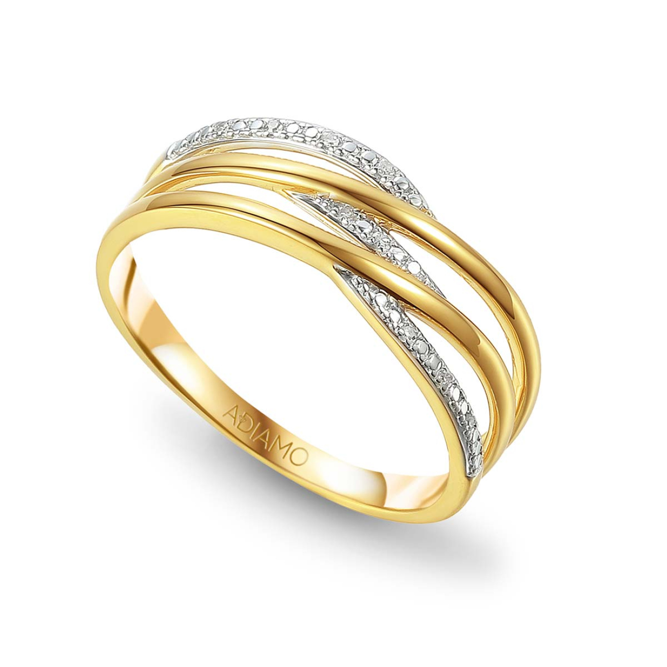 Pierścionek z diamentami (R69329 Y): 7