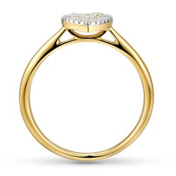 Pierścionek serce z diamentami (R83226 Y): 8 - zdjęcie: 5