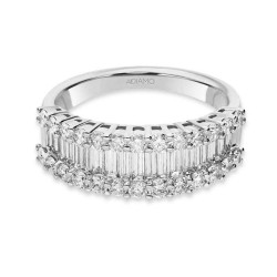 Pierścionek z diamentami (R10043 W): 10 - zdjęcie: 3