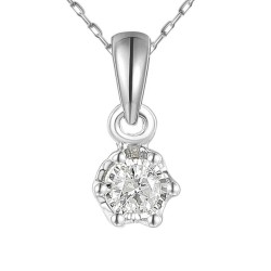 Zawieszka z diamentem (P88312 W 0,08ct) - zdjęcie: 2
