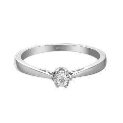 Pierścionek z diamentem (R88312 W 0,06ct): 10 - zdjęcie: 3