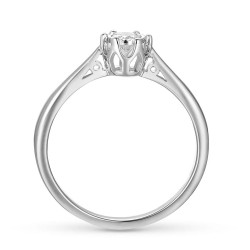 Pierścionek z diamentem (R88312 W 0,18ct): 8 - zdjęcie: 4