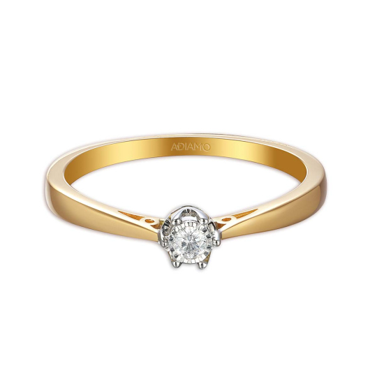 Pierścionek z diamentem (R88312 YW 0,06ct): 8
