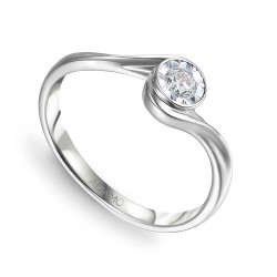 Pierścionek z diamentem (R84186 W 0,14ct): 10 - zdjęcie: 2