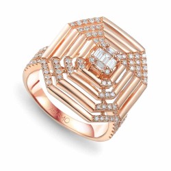 Pierścionek z diamentami (R81602 R): 7 - zdjęcie: 2