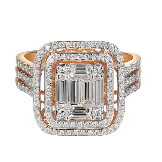 Pierścionek z diamentami (R81582 R): 8