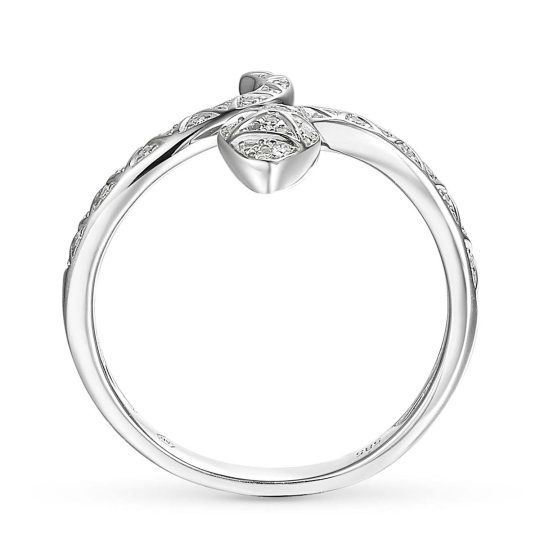 Pierścionek wąż z diamentami (R88794 W): 14