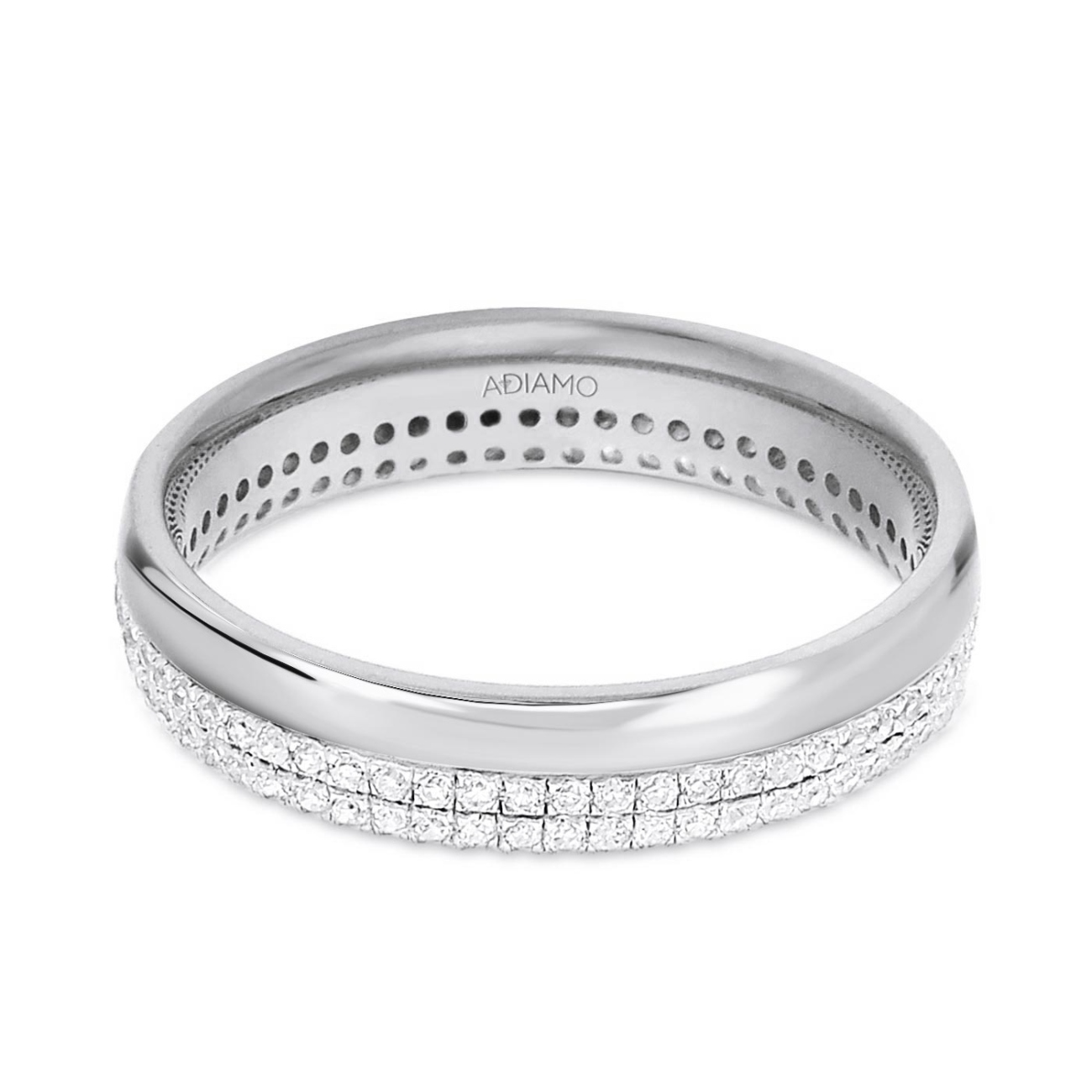 Obrączka ślubna z diamentami, 4 mm (O-R50870-4MC W): 7