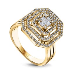 Pierścionek z diamentami (R81598 Y): 15 - zdjęcie: 2