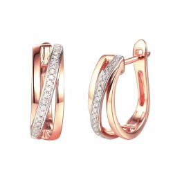 Kolczyki z diamentami (E35938 R A) - zdjęcie: 2