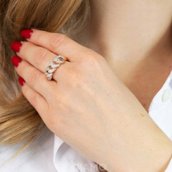 Pierścionek z diamentami (R91573 Y): 7 - zdjęcie: 5
