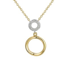 Naszyjnik z diamentami (N10090 Y) - zdjęcie: 2