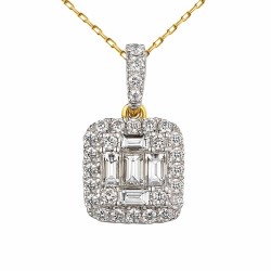 Zawieszka z diamentami (P58325 Y) - zdjęcie: 2