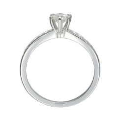 Pierścionek z diamentem (R39422 W 0,34ct)