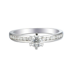 Pierścionek z diamentem (R39422 W 0,34ct): 7 - zdjęcie: 4