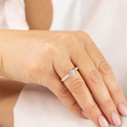 Pierścionek z diamentem (R39422 W 0,34ct): 7 - zdjęcie: 5