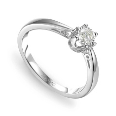 Pierścionek z diamentem (R88312 W 0,13ct)