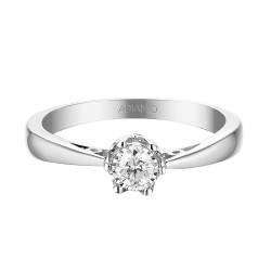 Pierścionek z diamentem (R88312 W 0,14ct): 8 - zdjęcie: 4