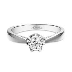 Pierścionek z diamentem (R88312 W 0,24ct): 14 - zdjęcie: 4