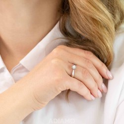 Pierścionek z diamentem (R88312 W 0,24ct): 14 - zdjęcie: 5