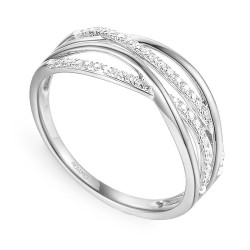 Pierścionek z diamentami (R56276 W): 7 - zdjęcie: 2