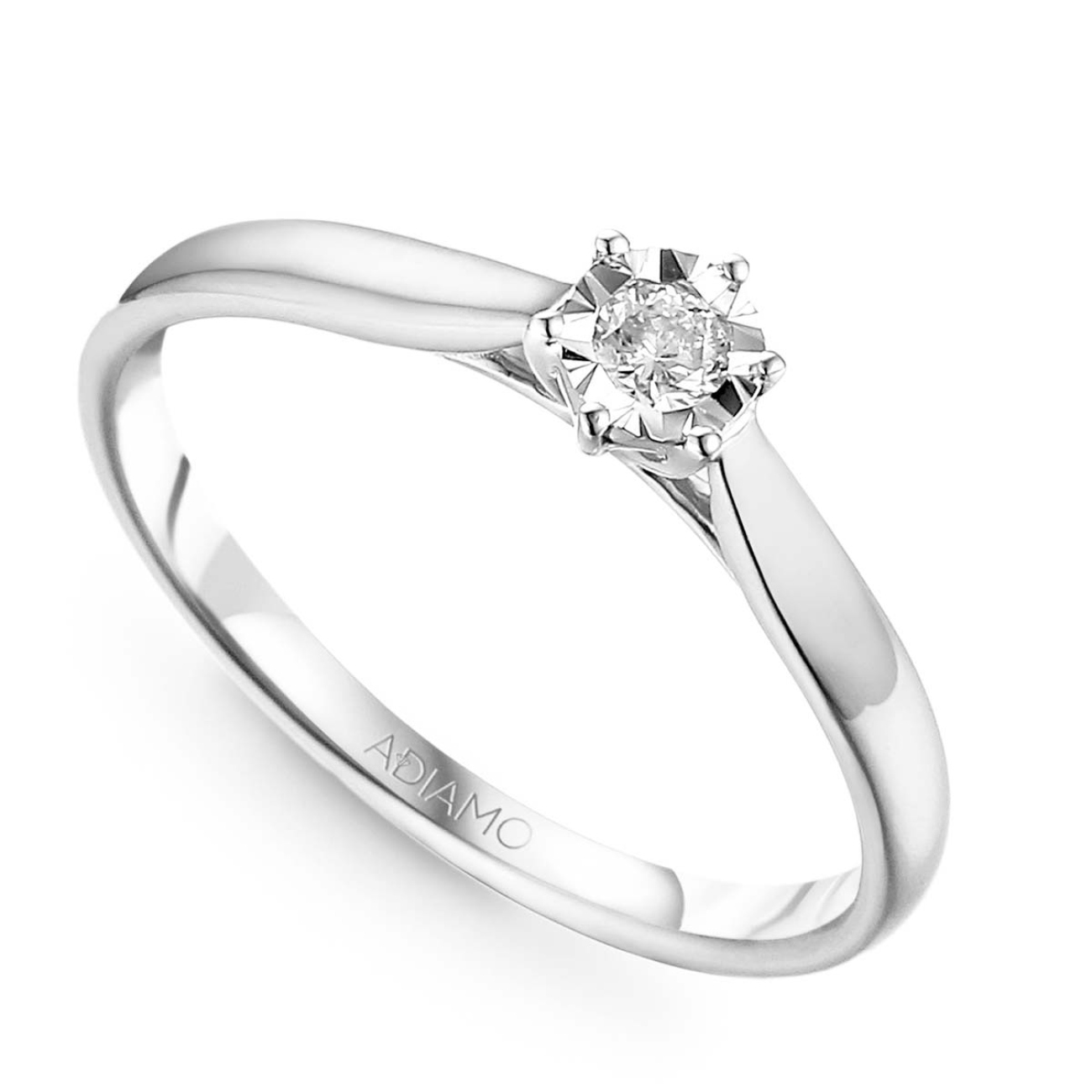 Pierścionek z diamentem (R61118 W 0,09ct): 7