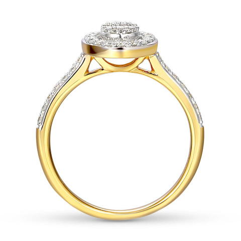 Pierścionek z diamentami (R85658 Y)